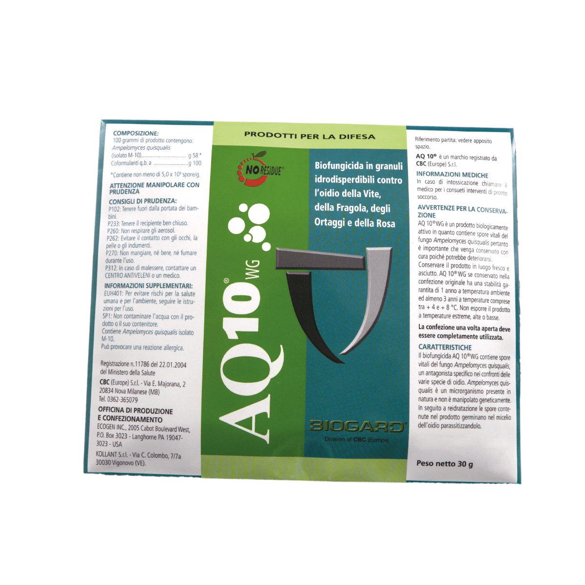 biogard DE - AQ 10® WG – zur Zeit nicht verfügbar